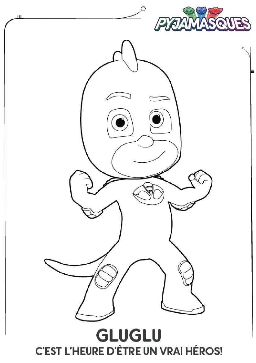 Coloriage De Shopkins à Colorier Coloriage Les Pyjamasques Gluglu Party Pinterest