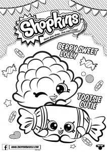 Coloriage De Shopkins à Colorier Shopkins Coloring Pages Season 4 Berry Sweet Lolly tootsie Cutie