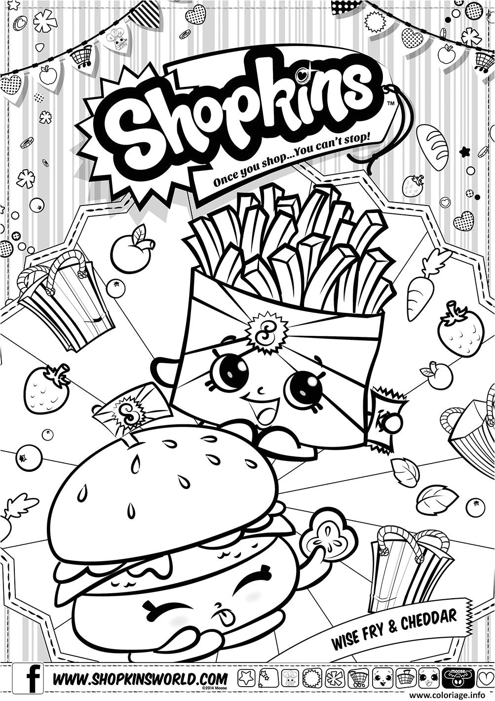 Coloriage De Shopkins En Ligne Coloriage Shopkins Season 1 Dessin
