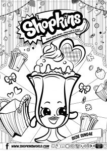 Coloriage De Shopkins Saison 5 Shopkins Coloring Pages for Girls Download