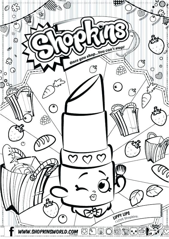 Coloriage De Shopkins Saison 5 Strawberry Kiss Shopkins Coloring Page Beautiful Idea Pertaining to