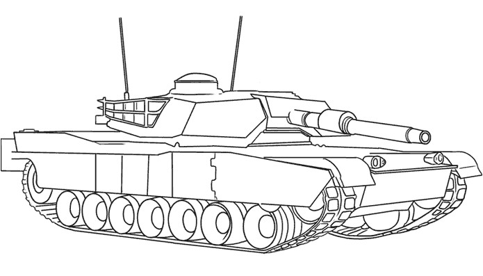 Coloriage De Tank Militaire Dessin  Colorier De Tank En Ligne