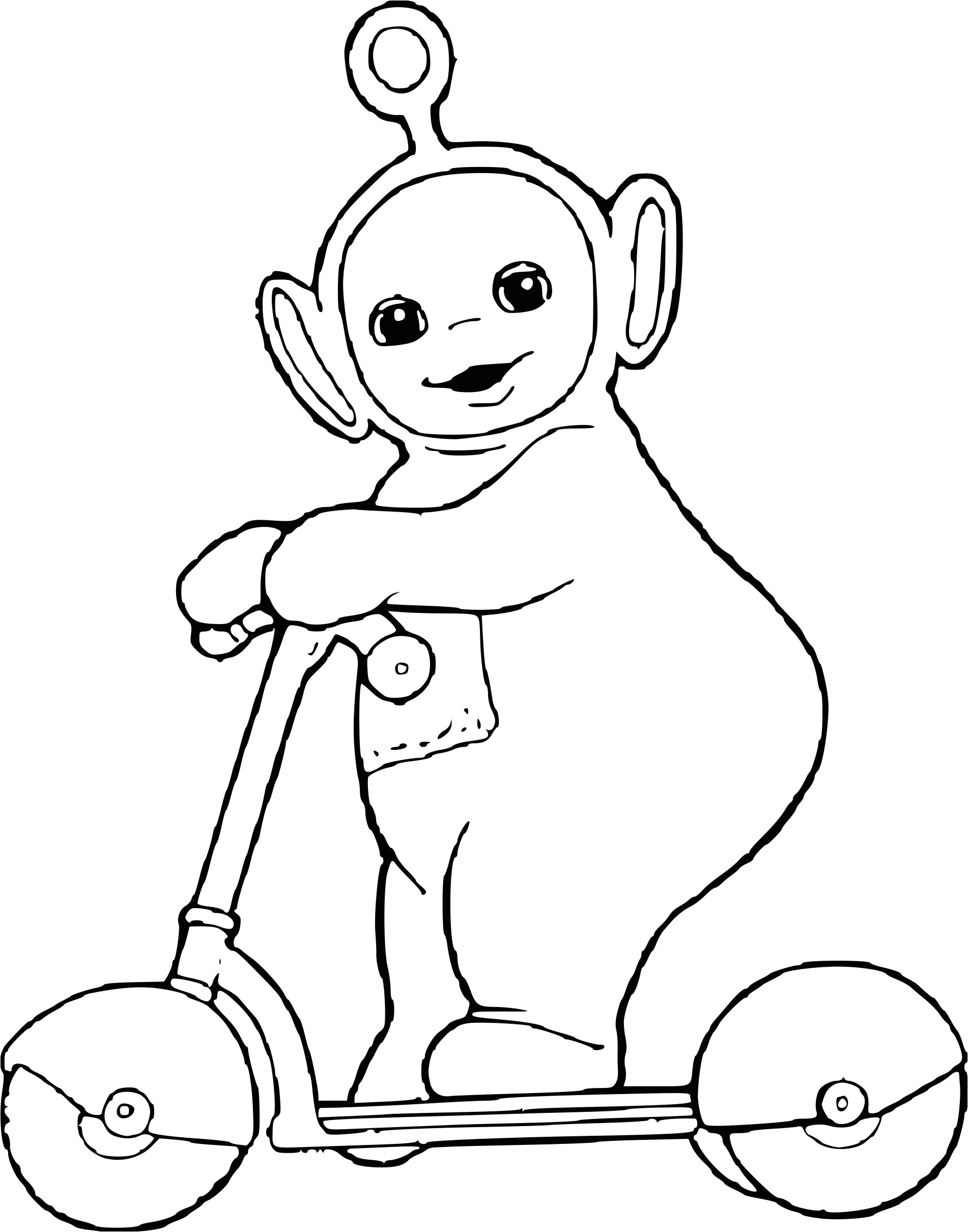 Coloriage De Teletubbies Coloriage Teletubbies Po   Imprimer Sur Coloriages Fo