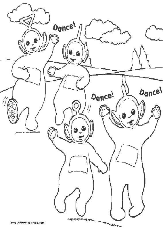 Coloriage De Teletubbies Index Of Images Coloriage Les Teletubbies
