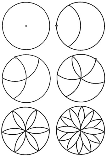 Coloriage De Triple Rosace Héral La Rosace