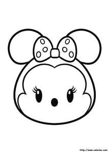 Coloriage De Tsum Tsum Tsum Tsum Partido Cajas Tama±o Grande Por Paperbottega En Etsy