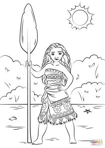 Coloriage De Vaiana à Imprimer Gratuit Free Printable Disney Coloring Pages Worksheets & Party