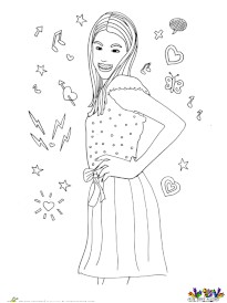 Coloriage De Violetta A Imprimer Hugo L Escargot Coloriage Violetta Sur Hugolescargot
