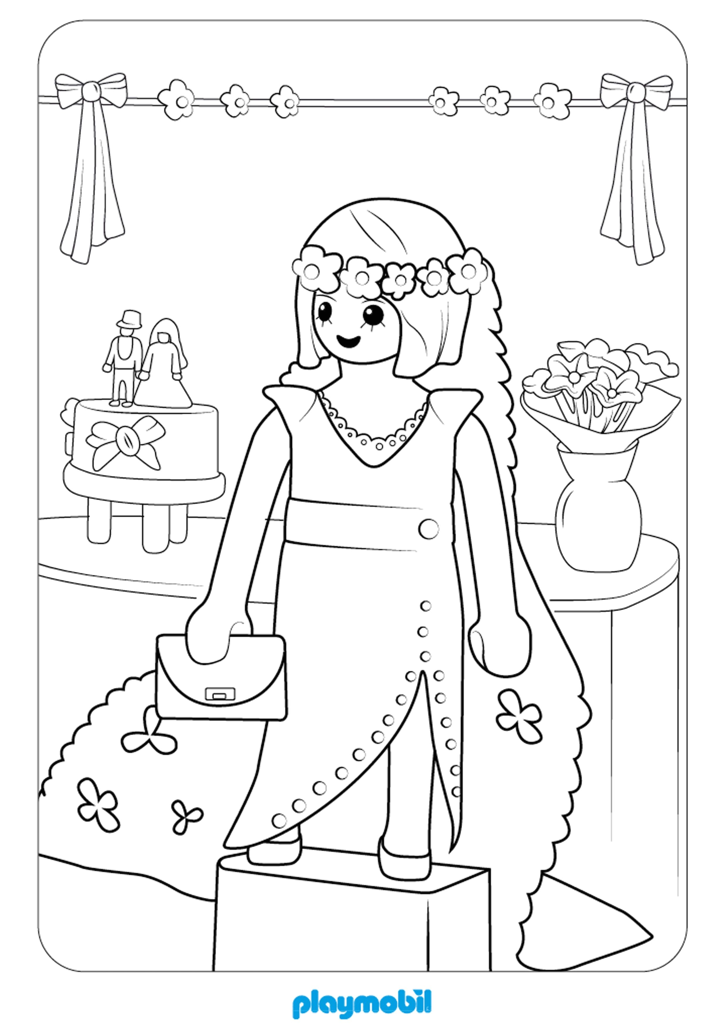Coloriage Des Alphas Gratuit Coloriage Playmobil   Colorier Dessin   Imprimer
