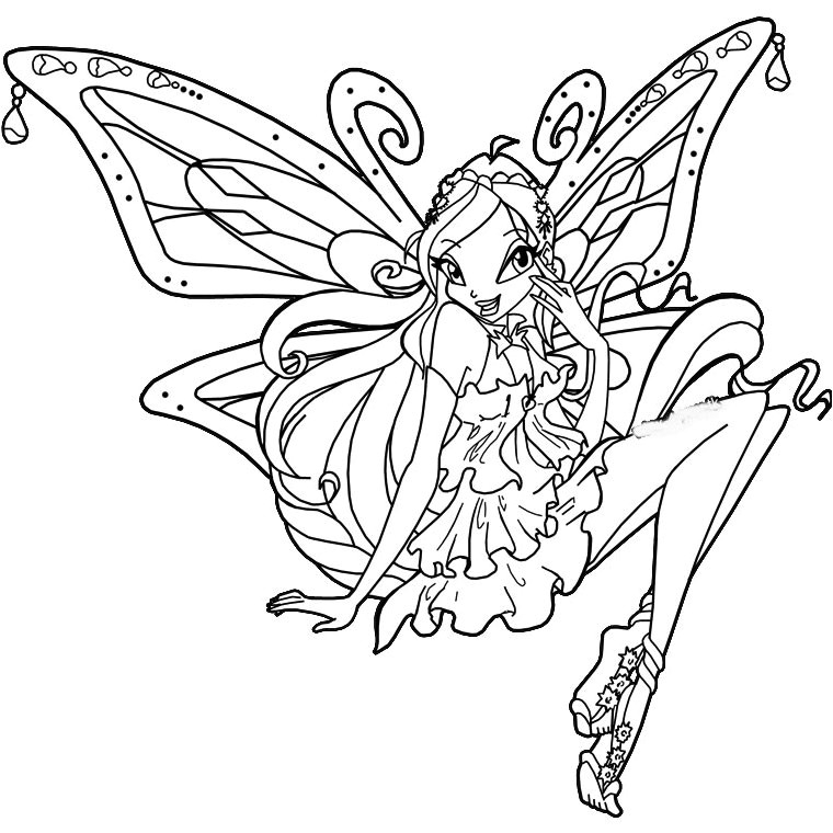 Coloriage Des Winx Believix A Imprimer Coloriage Winx Club Enchantix