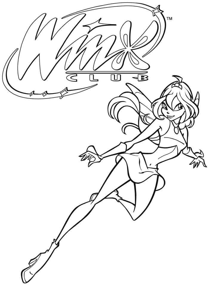 Coloriage Des Winx Club A Imprimer Coloriage Winx Club Bloom