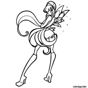 Coloriage Des Winx En Ligne Coloriage Winx Club Dessin