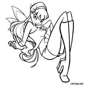 Coloriage Des Winx En Ligne Coloriage Winx Sirene Dessin
