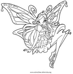 Coloriage Des Winx Enchantix A Imprimer Gratuit Winx Club Enchantix Layla Coloring Page by Winxmagic237viantart