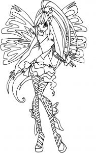 Coloriage Des Winx Sirenix Frais Dessin Colorier Winx Club – Mademoiselleosaki