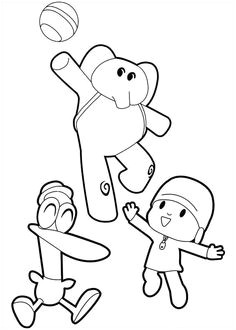 Coloriage Détente En Ligne Dibujo De Pocoyo … Digistamp