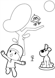 Coloriage Détente En Ligne Dibujos Y Plantillas Para Imprimir Pocoyo