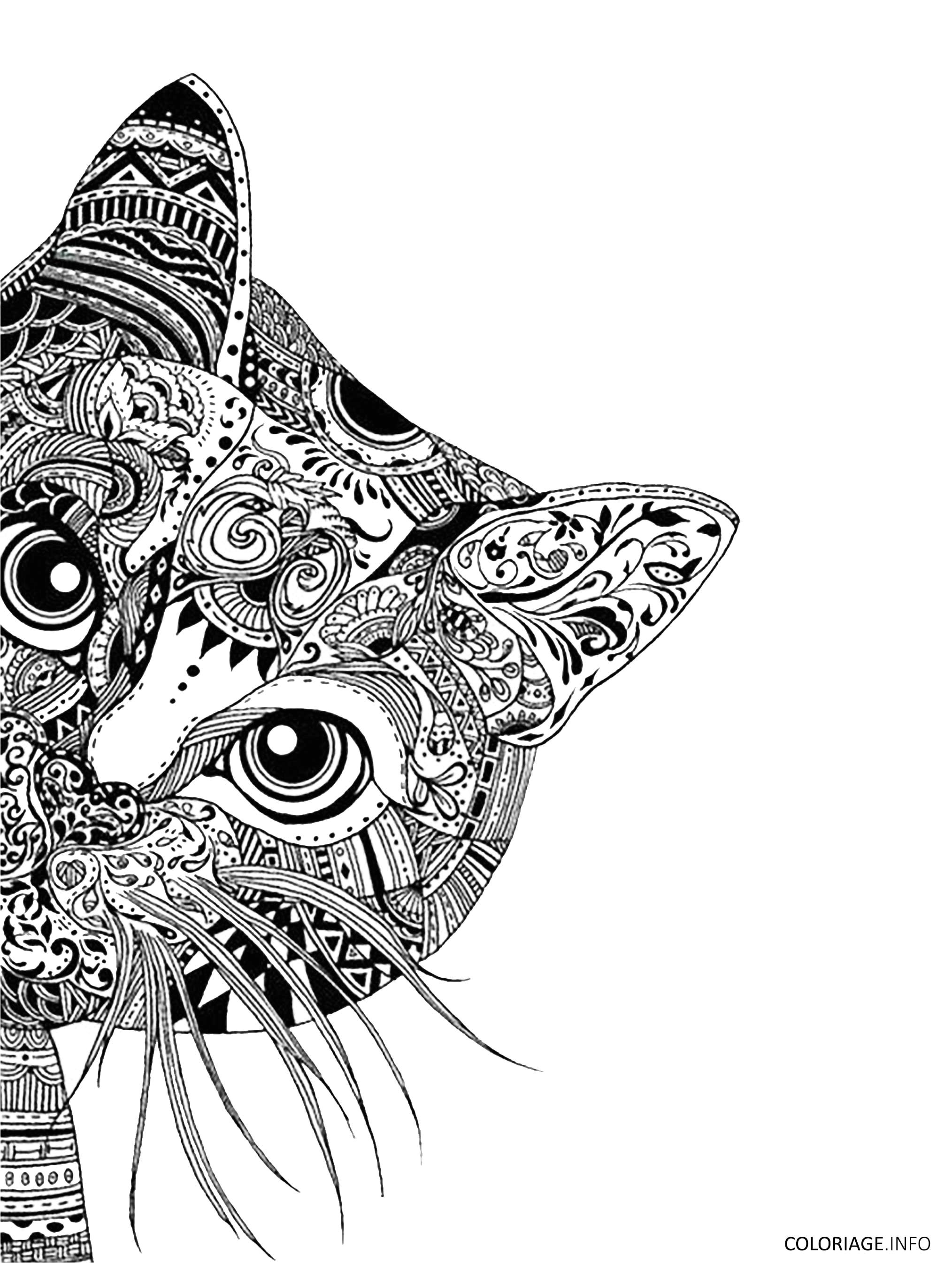 Coloriage Difficile Animaux à Imprimer Coloriage Adulte A Imprimer Maison Design Apsip