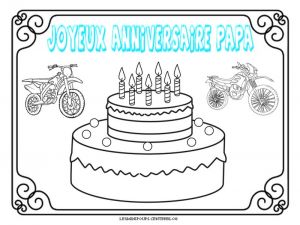 Coloriage Diplome Joyeux Anniversaire Papa Coloriage Anniversaire De Papa