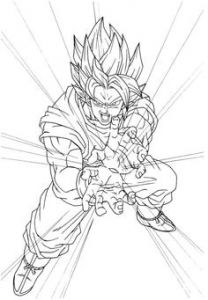Coloriage Dragon Ball Z Gogeta Super Sayen 4 11 Best ãã©ã´ã³ãã¼ã Images On Pinterest