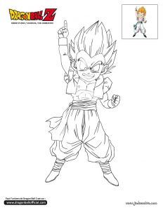Coloriage Dragon Ball Z Gogeta Super Sayen 4 Coloriage Dragon Ball Z é¾ç boy Pinterest