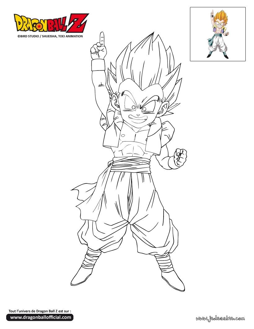 Coloriage Dragon Ball Z Gogeta Super Sayen 4 Coloriage Dragon Ball Z é¾ç boy Pinterest