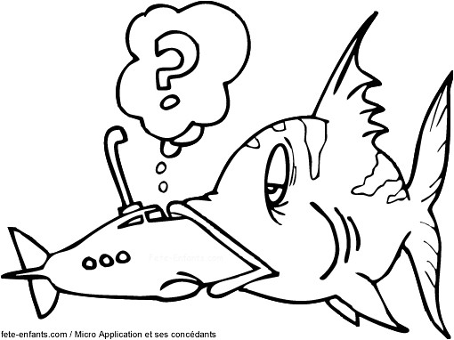 Coloriage En Ligne Gratuit De Poisson D Avril Coloriage Poisson Les Beaux Dessins De Animaux   Imprimer Et