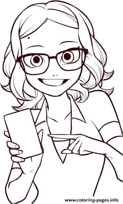 Coloriage En Ligne Miraculous Ladybug Coloring Pagesfo Miraculous Ladybug Coloring Pages Alya Cesaire