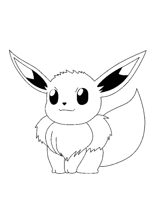 Coloriage Evoli Et Pikachu Coloriage Pokémon Evoli