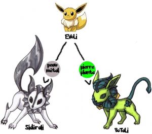 Coloriage Evoli Et Ses Evolutions Espace Membre Création évoli Et Ses évolution