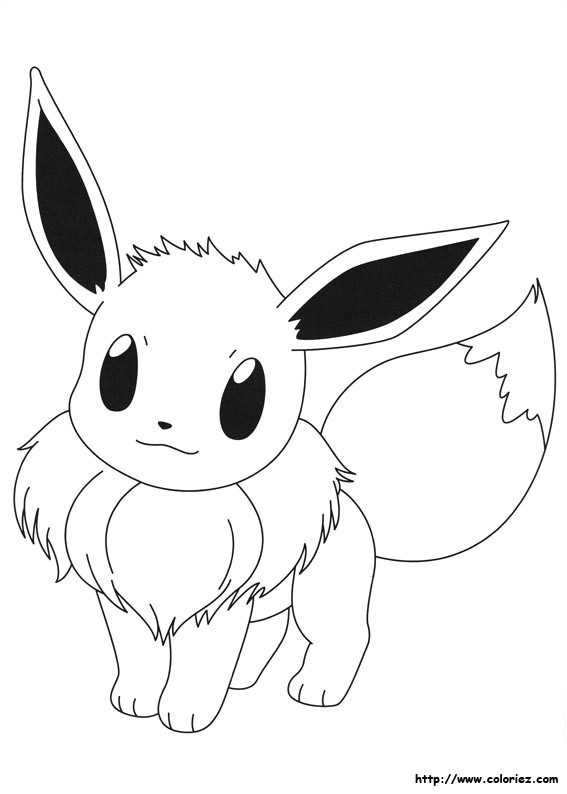 Coloriage Evoli Pokemon Coloriage Evoli