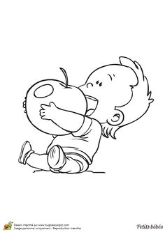 Coloriage Fille Et Garçon A Imprimer 54 Best Coloriages Naissance Et Bébés Images On Pinterest