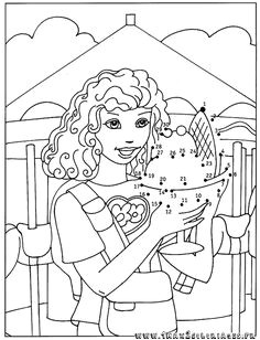 Coloriage Fille Et Garçon A Imprimer Les 254 Meilleures Images Du Tableau Point   Point Divers Sur