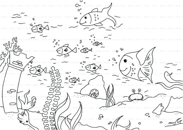 Coloriage Fond Marin Maternelle Coloriage Fond Marin – Didacticaaplicatafo