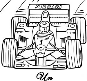 Coloriage formule 1 Ferrari Coloriage formule 1 Dessin Imprimer Sur Coloriages Fo