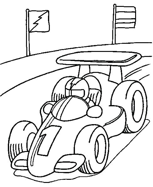 Coloriage formule 1 Gratuit Coloriage Voiture De formule 1 Coloriages A Imprimer Gratuits