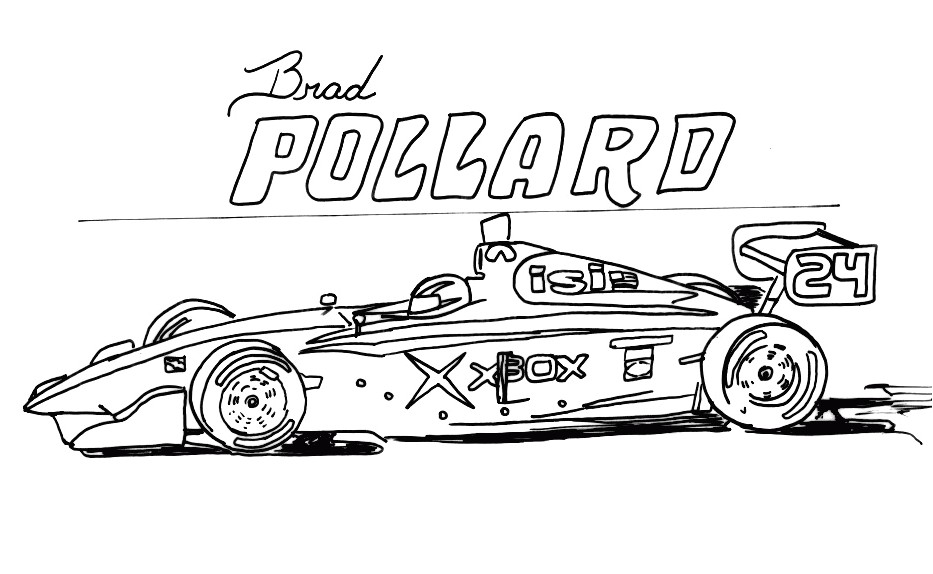 Coloriage formule 1 Mercedes Coloriage Auto De Course Les Beaux Dessins De Transport   Imprimer