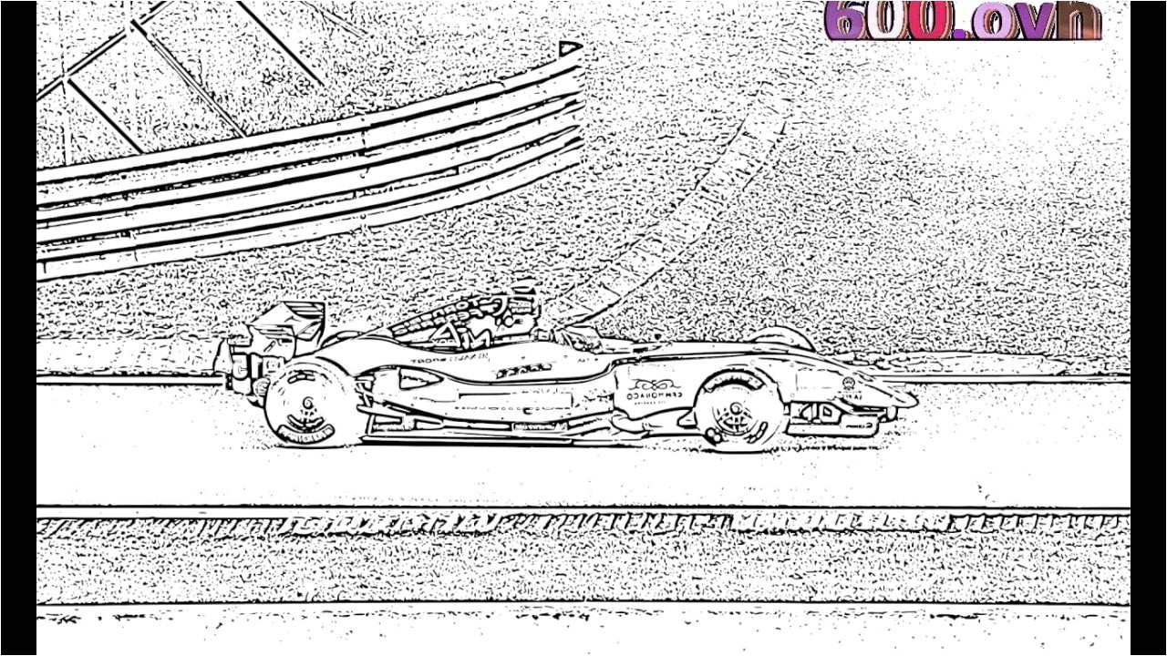Coloriage formule 1 Red Bull Coloriage formule 1