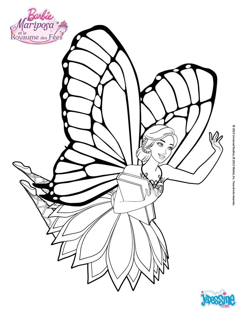 Coloriage Garçon A Imprimer Disney Coloriage Barbie La Fée Mariposa En Vol
