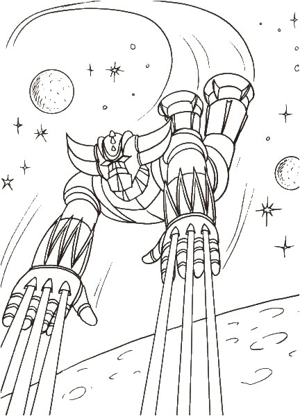 Coloriage Goldorak En Ligne Coloriage A Imprimer Goldorak