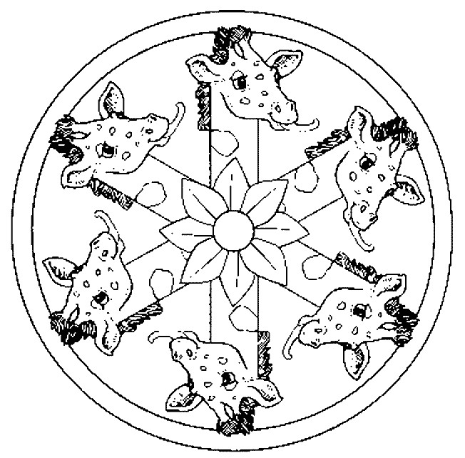Coloriage Gorille Mandala Dessins Gratuits   Colorier Coloriage Mandalas Animaux   Imprimer