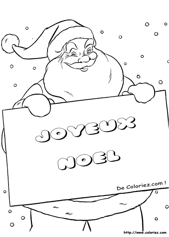 Coloriage Gratuit à Imprimer De Pere Noel S Lection De Dessins De Coloriage No L Imprimer Sur Page 6