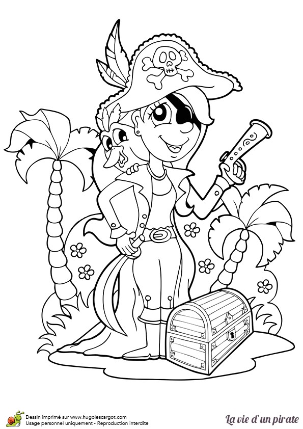 Coloriage Gratuit à Imprimer Jack Et Les Pirates Dessin Colorier D Une Petite Fille Pirate Avec son Perroquet Et Coloriage Gratuit à Imprimer Jack Et Les Pirates Dessin Colorier D Une Petite Fille Pirate Avec son Perroquet Et