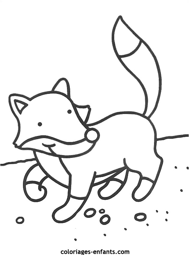 Coloriage Gratuit à Imprimer orque Nos Jeux De Coloriage Renard   Imprimer Gratuit Page 3 Of 3