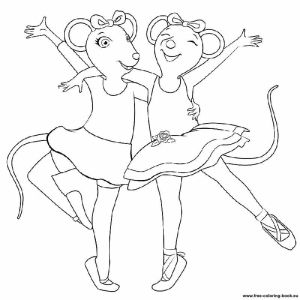 Coloriage Gratuit Angelina Ballerina Coloring Pages Angelina Ballerina Printable Coloring Pages Line