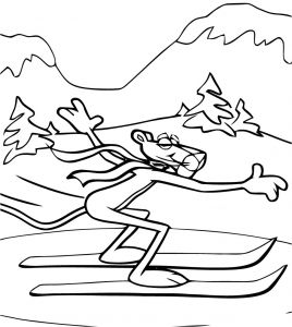 Coloriage Gratuit La Panthere Rose 10 Coloriage Panthere Rose A Imprimer