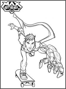 Coloriage Gratuit La Panthere Rose Coloriage Dessins Imprimer Pour Les Enfants Max Steel 1