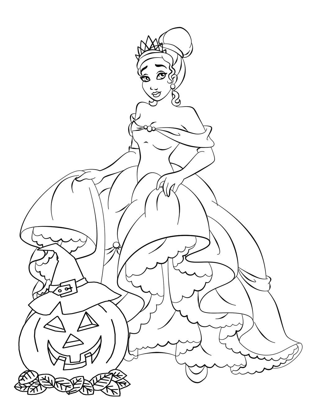 Coloriage Gratuit Princesse Tiana Princess Coloring Pages Sheets and Free Princess