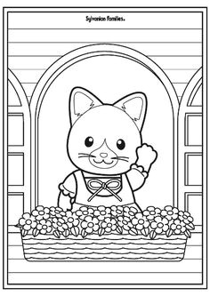 Coloriage Gratuit Sylvanian 59 Best Sylvanian Family Colouring Pictures Images On Pinterest