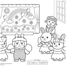 Coloriage Gratuit Sylvanian Families 17 Coloring Pages Of Calico Critters On Kids N Fun Kids N